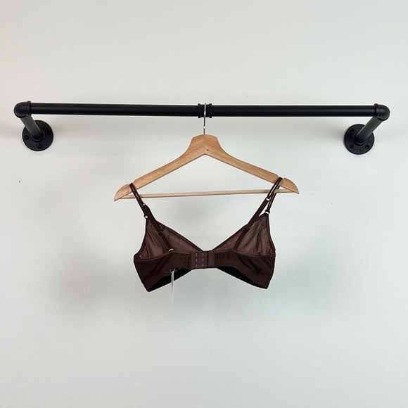 NWT Cosabella Soire Confidence Triangle Mesh Bralette in Uno Brown - Picture 5 of 6